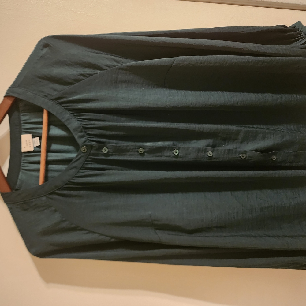 A New Day Teal Blouse